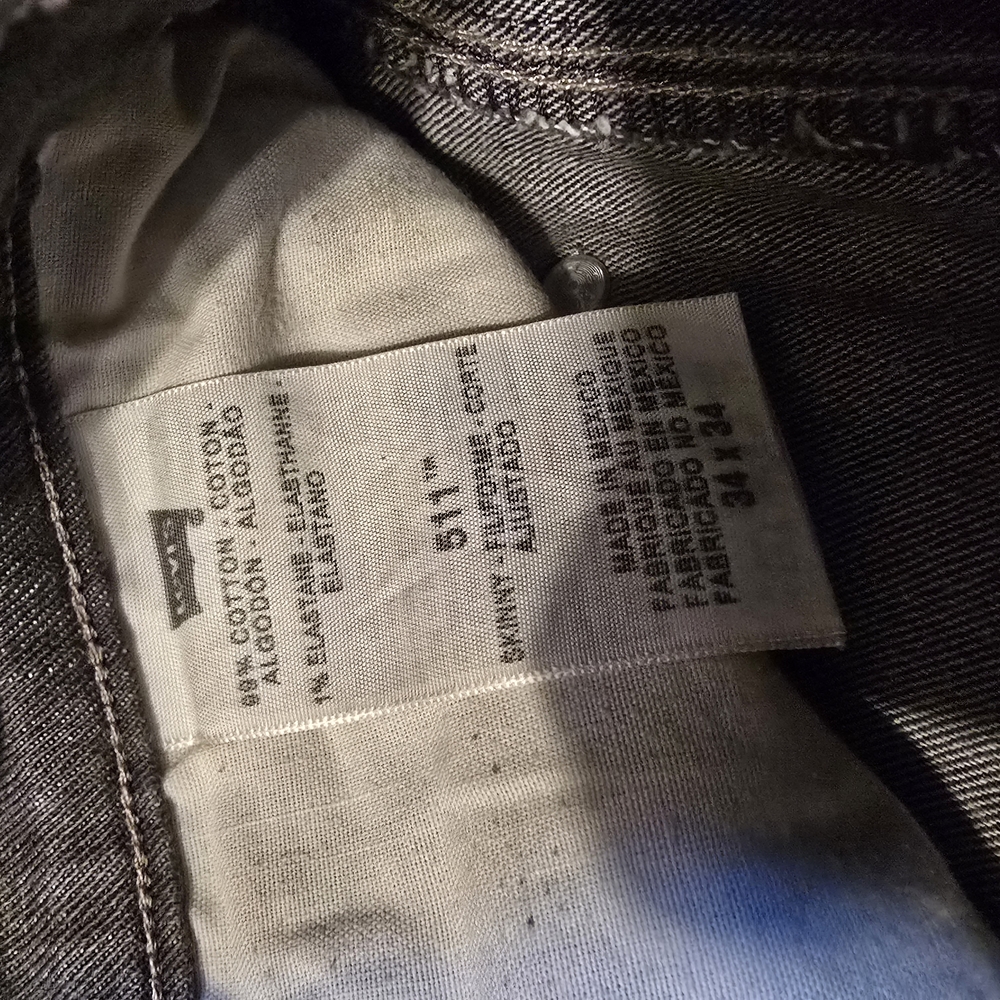 Levi's Men's Gray Skinny Jeans